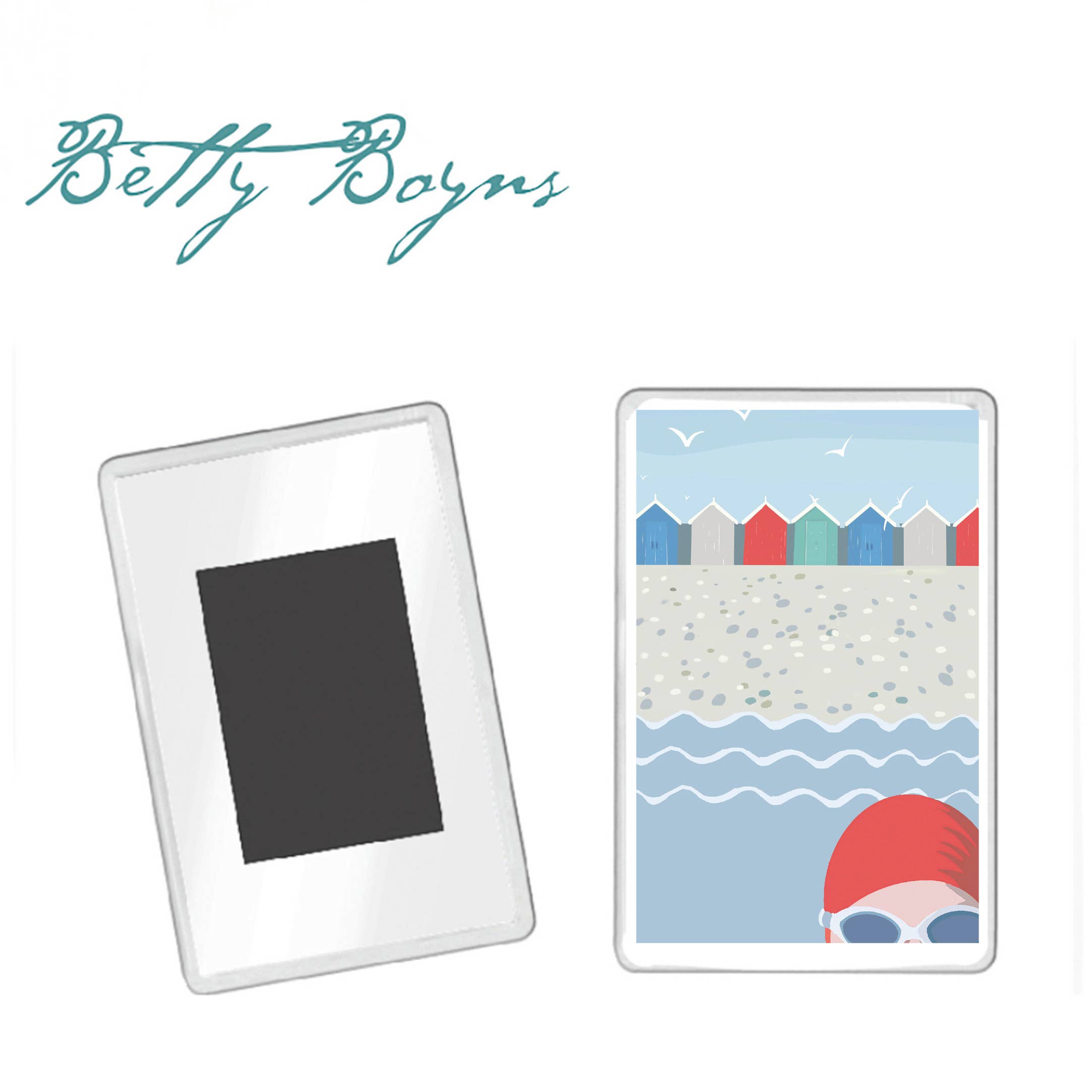 Budleigh Salterton Fridge Magnet - various styles