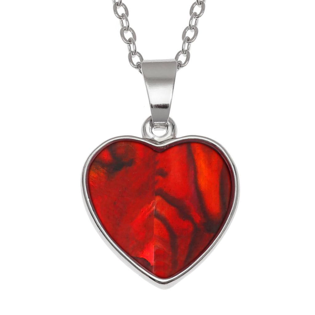 Red Heart Stud Jewellery Set