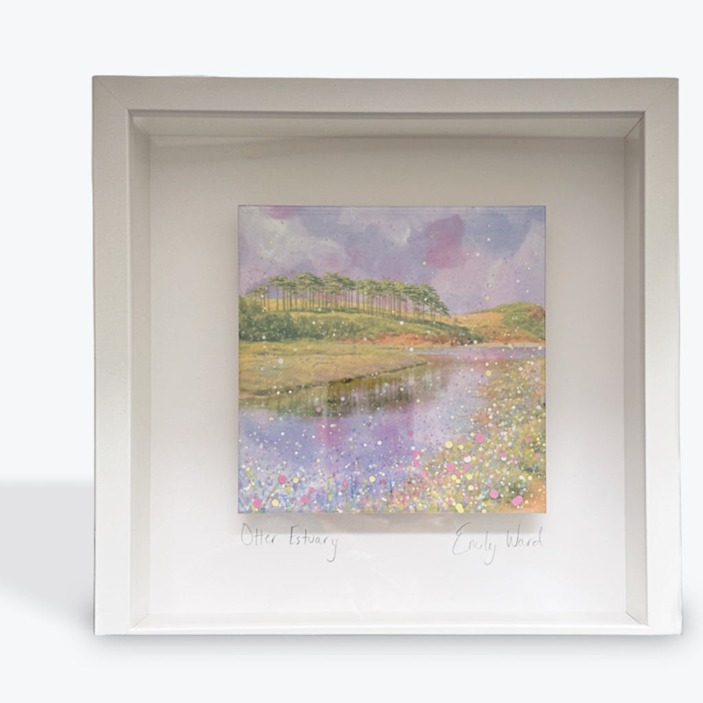 Otter Estuary Framed Tile