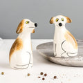 Scruffy Dog Salt and Pepper Shakers by Hannah Turner