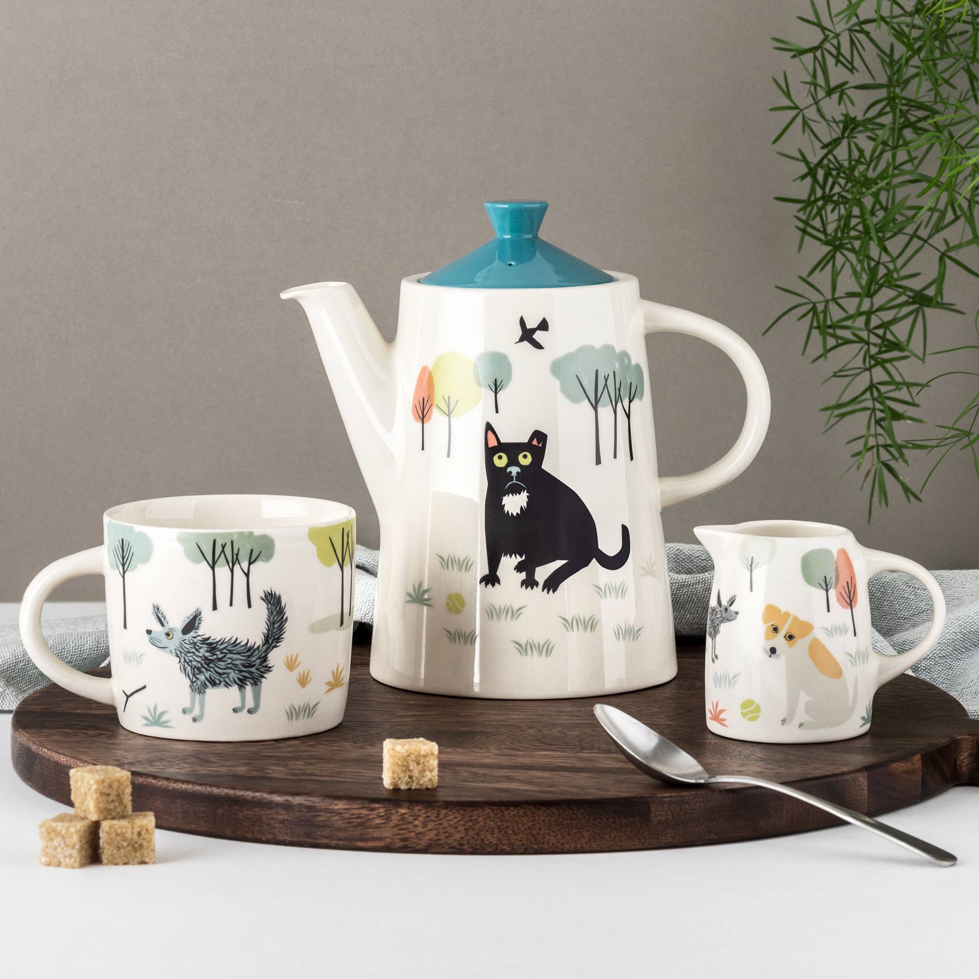 Handmade Ceramic Dog Teapot