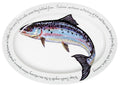 Richard Bramble Salmon Oval Plate
