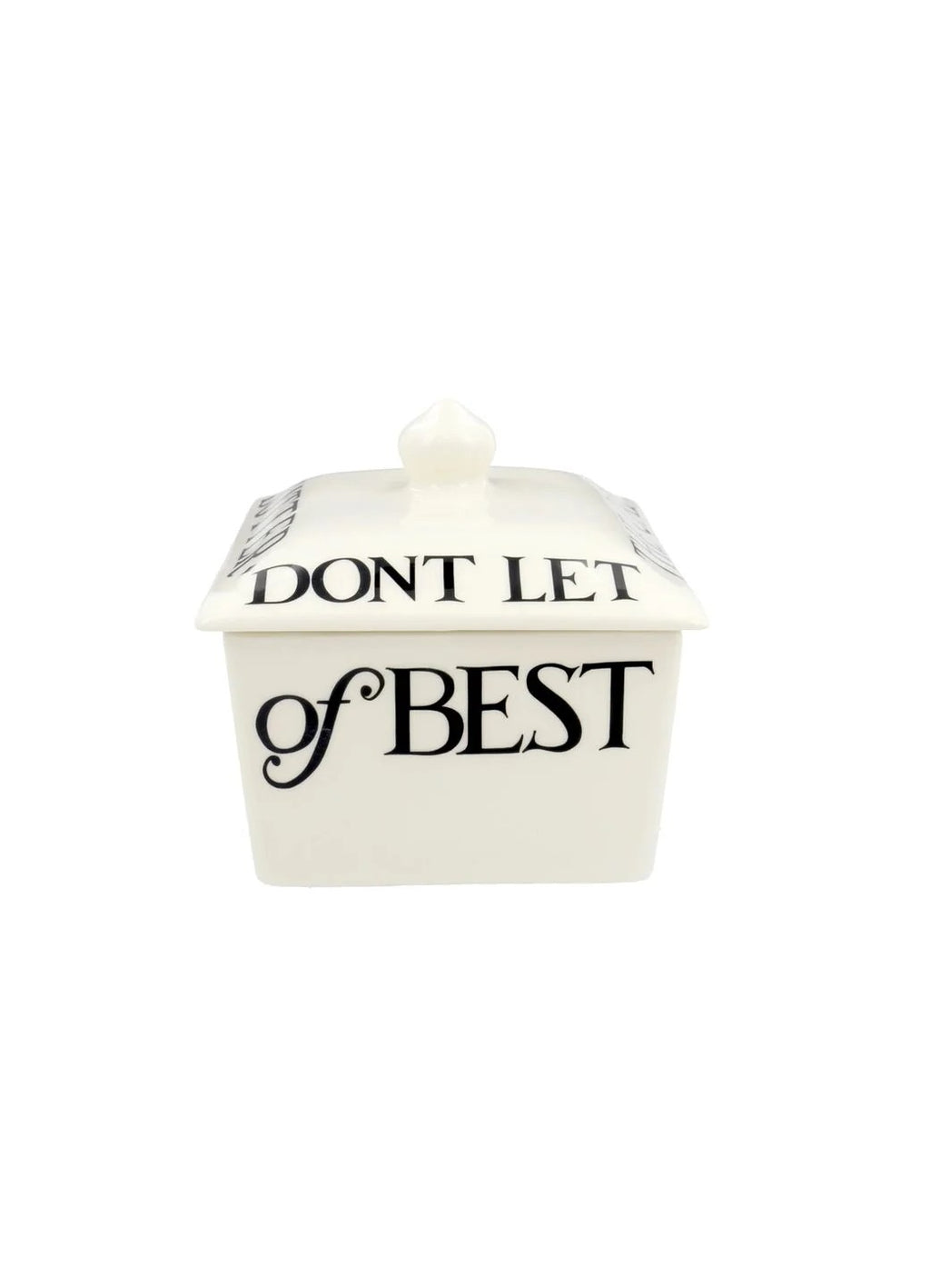 Emma Bridgewater Black Toast Small Butter Dish