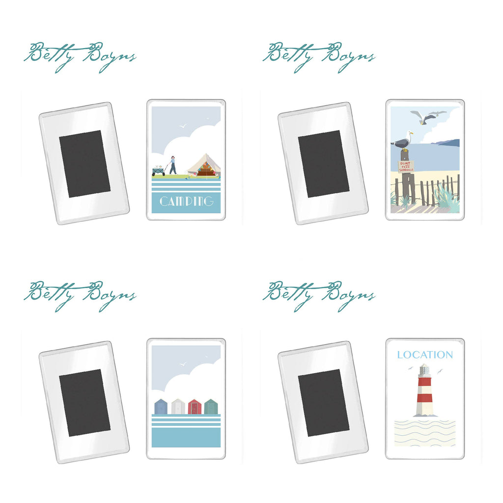 Budleigh Salterton Fridge Magnet - various styles