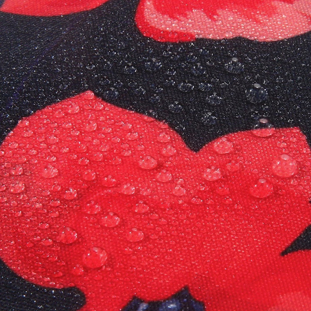 Foldable Lightweight Lunch bag - Poppies