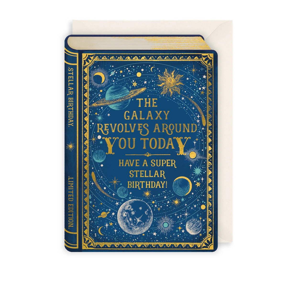 Galaxy Revolves Around You Card