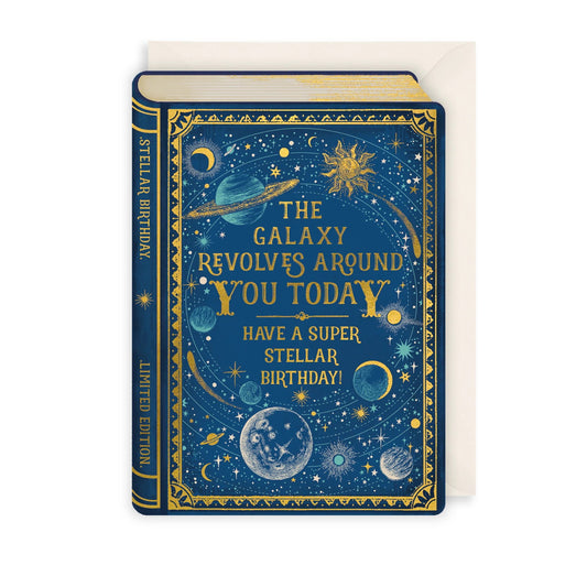 Galaxy Revolves Around You Card