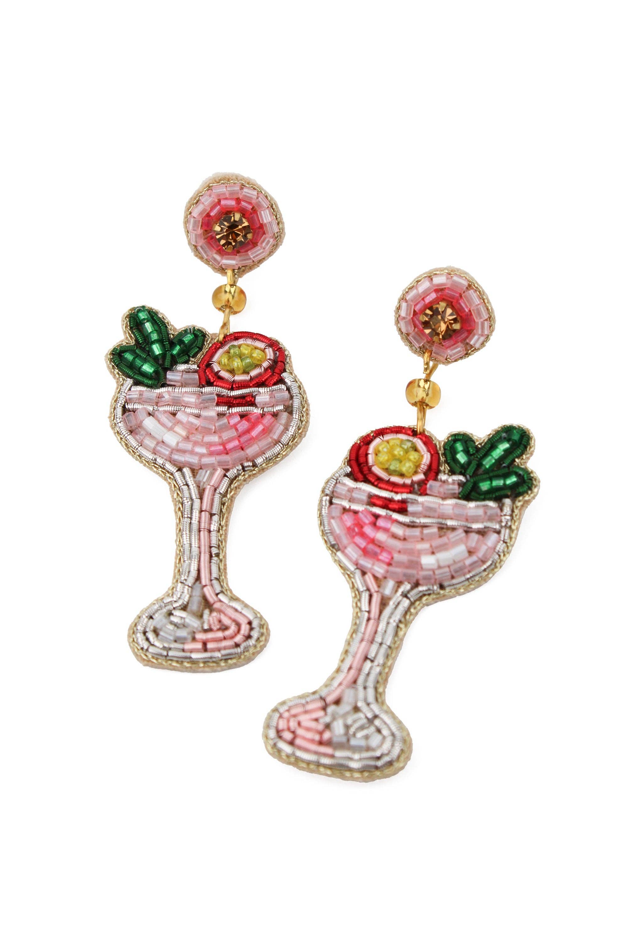 PASSIONFRUIT COCKTAIL EARRINGS