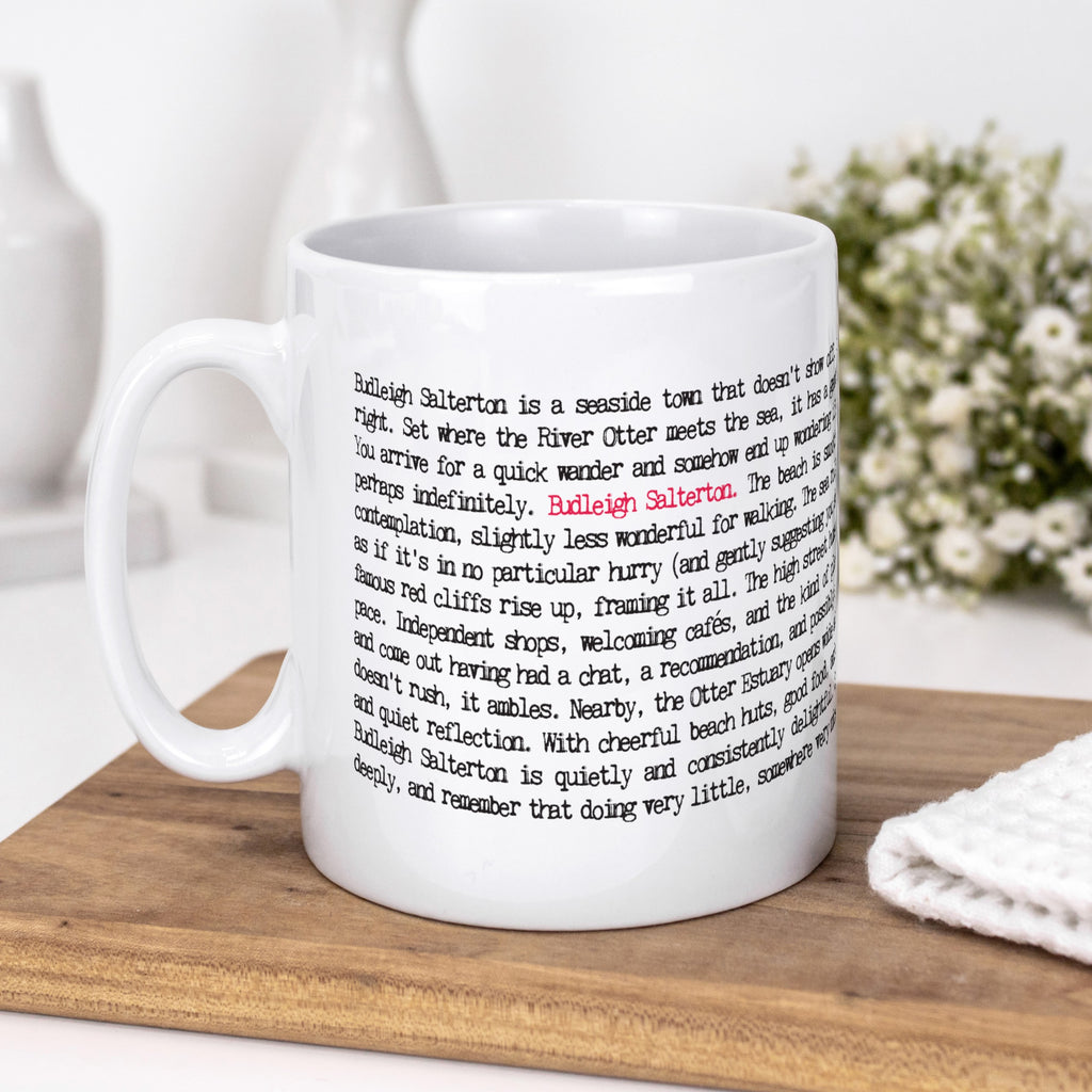 Budleigh Salterton - Wise Words Bespoke Mugs