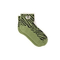Roka Artichoke Animal Print Organic Cotton Socks - one size