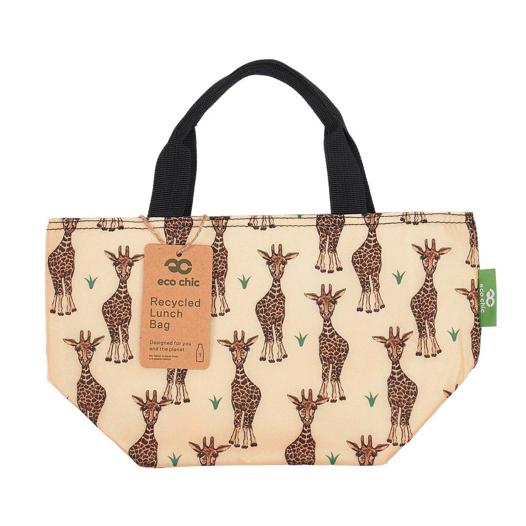 Foldable Lightweight Lunch bag - Giraffes