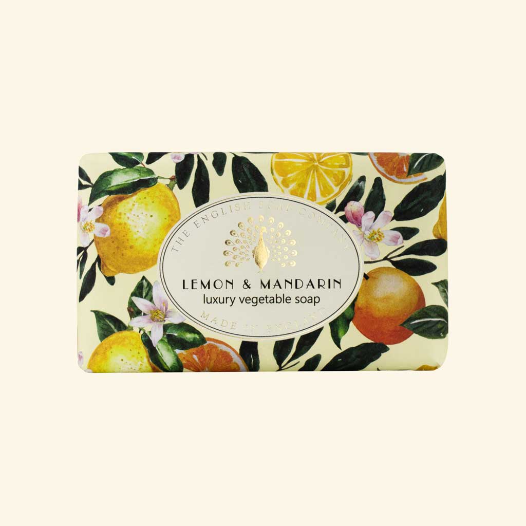 English Soap Company Vintage Lemon and Mandarin Soap Bar