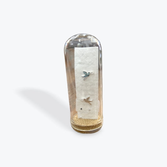 Dove Silver Seed Paper Earring Jar