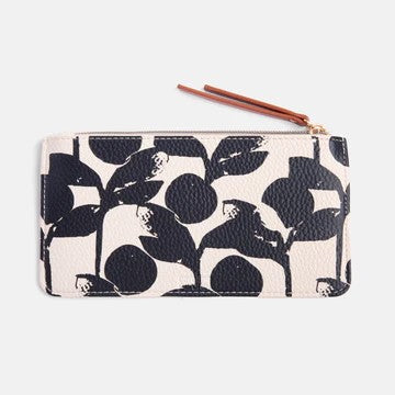 Caroline Gardner Mono Bloom Long Patch Purse