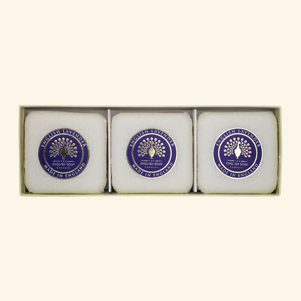 English Lavender Triple Soap Gift Box