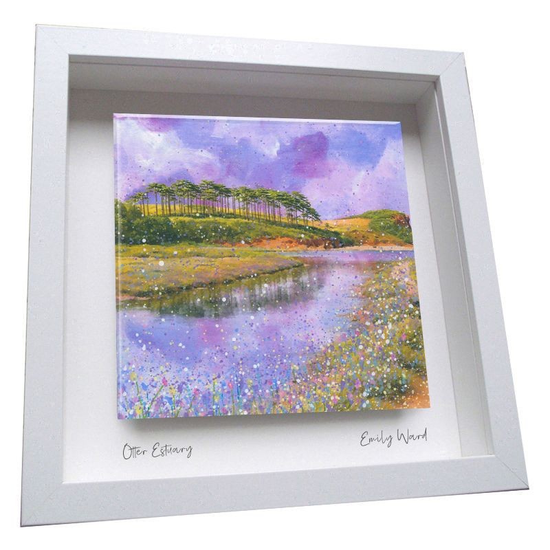 Otter Estuary Framed Tile