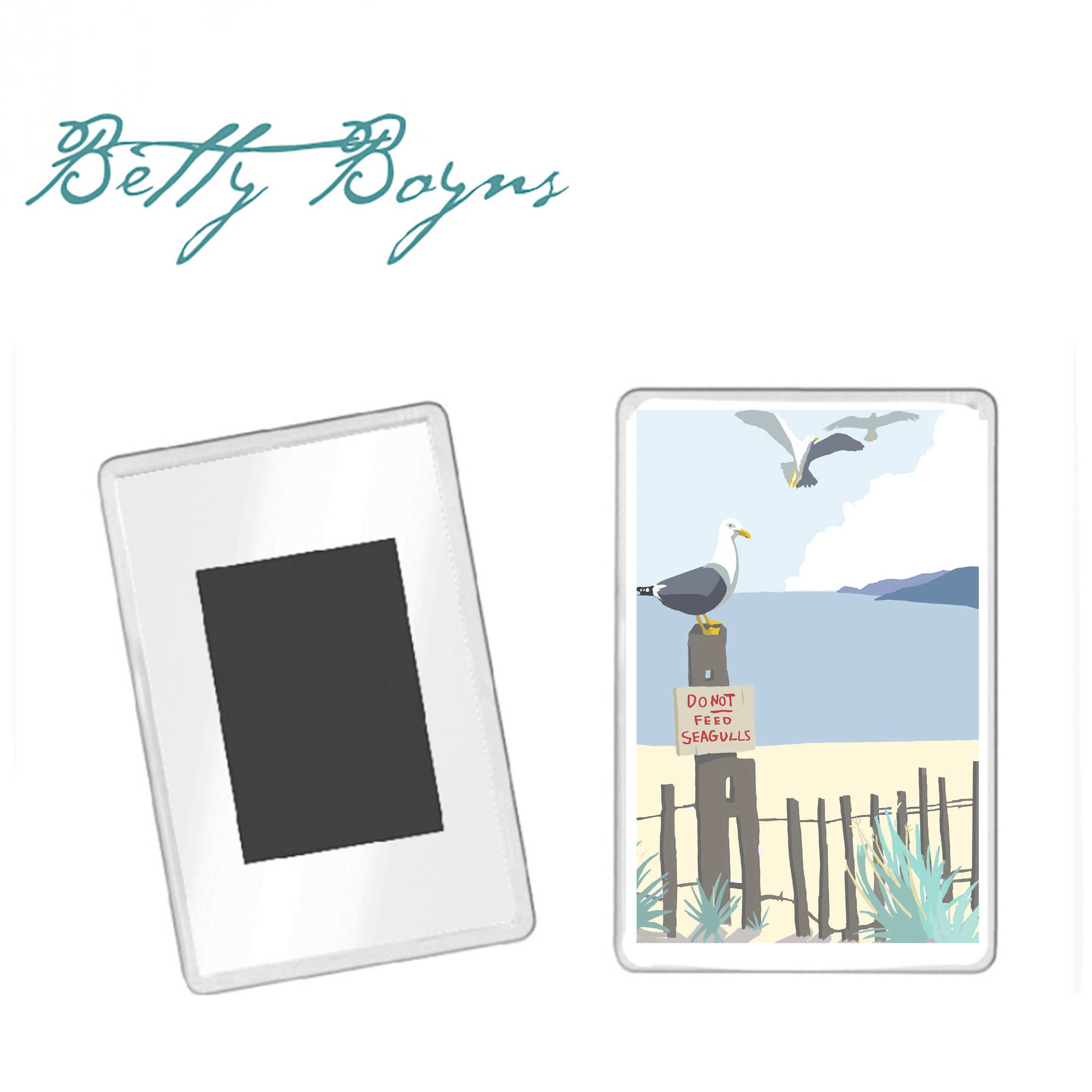Budleigh Salterton Fridge Magnet - various styles
