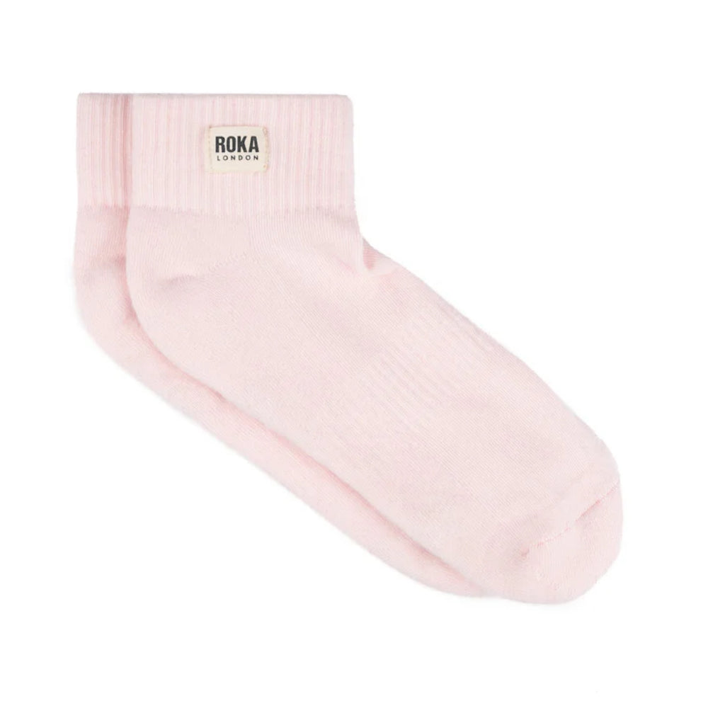 Roka Transcendent Pink Organic Cotton Socks One Size