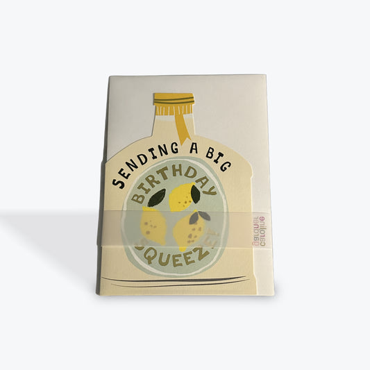 Sending A Big Birthday Squeeze Bottle With Lemons card