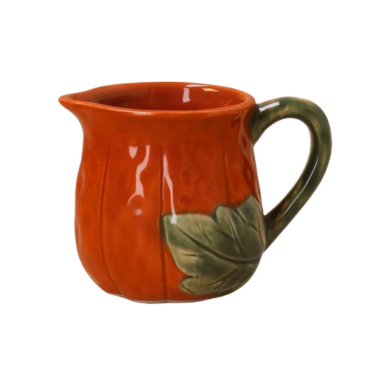 Pumpkin and Vine Ceramic Small Jug