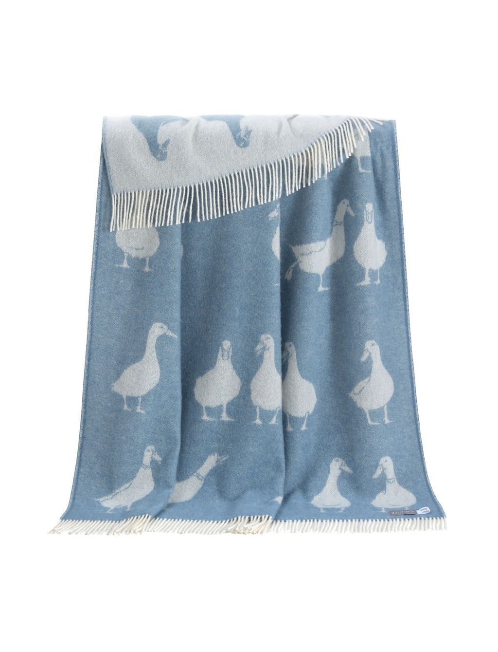 J J Textile Geese Wool Throw
