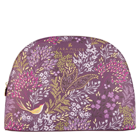 Sara Miller Haveli Garden Large Purple Cosmetic Bag