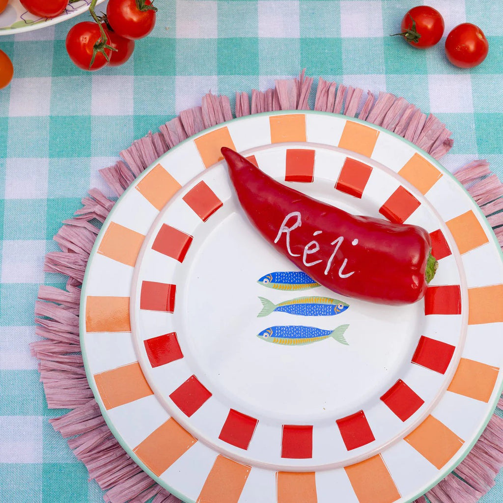 Fish Enamel Plate 20cm