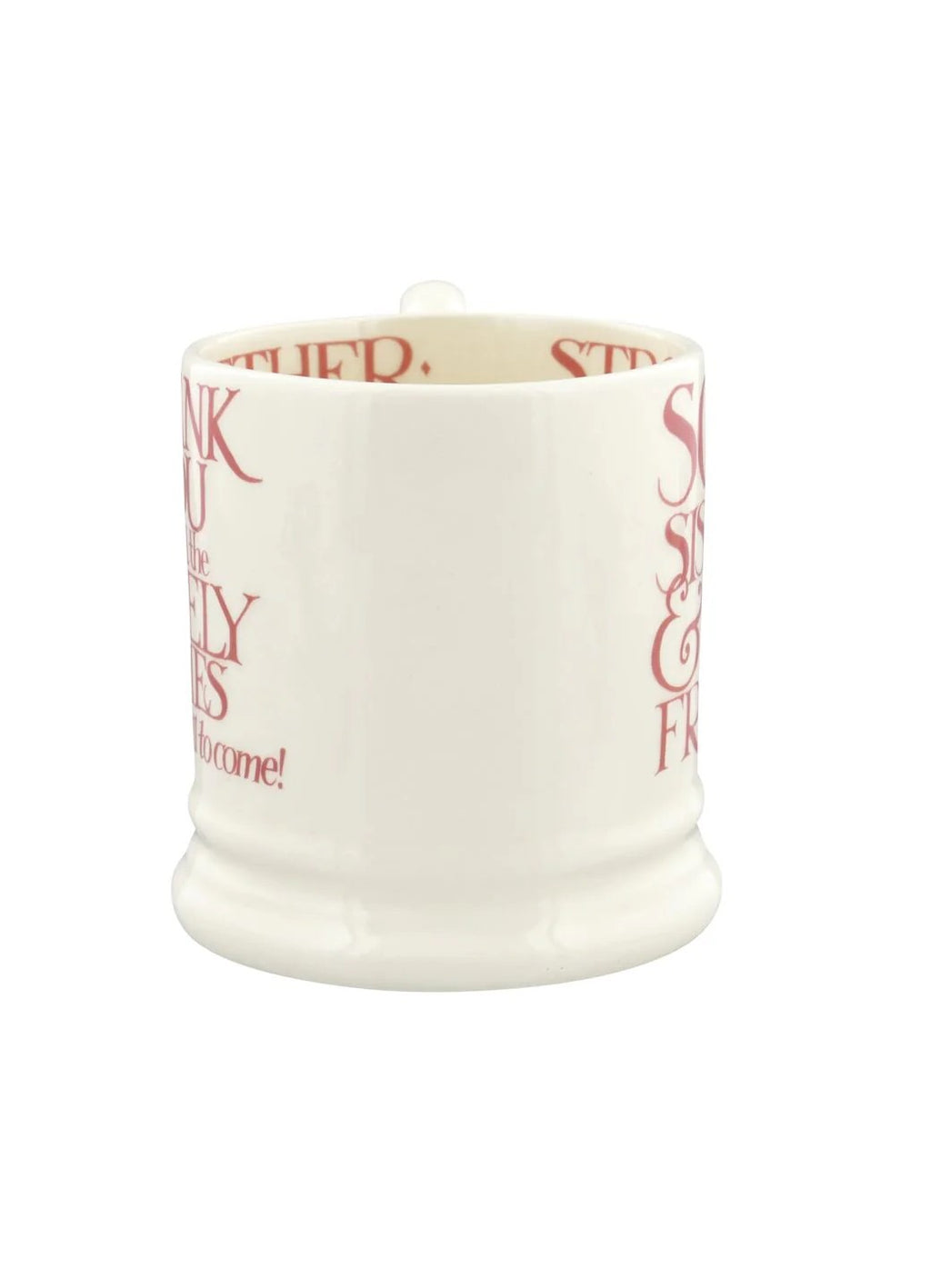 Emma Bridgewater Pink Toast Soul Sisters 1/2 Pint Mug