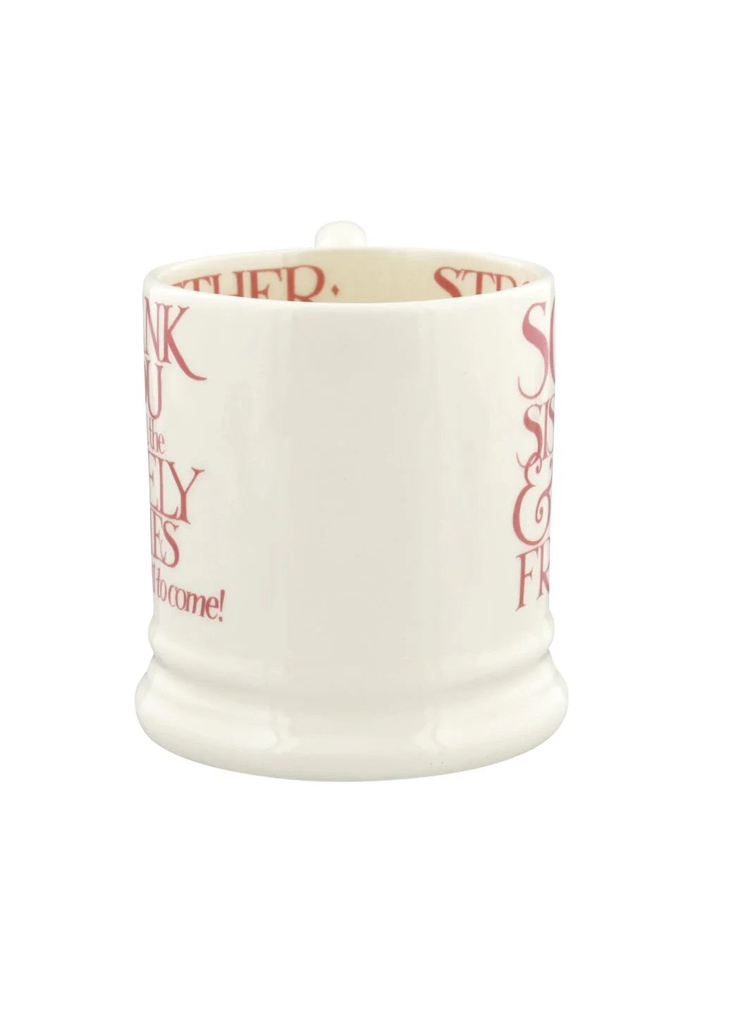 Emma Bridgewater Pink Toast Soul Sisters 1/2 Pint Mug