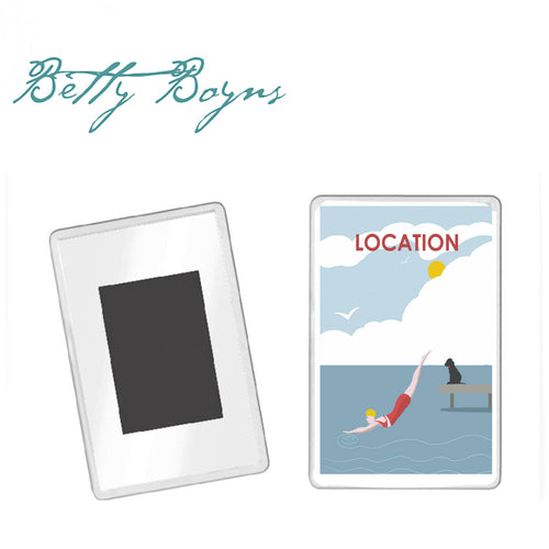 Budleigh Salterton Fridge Magnet - various styles