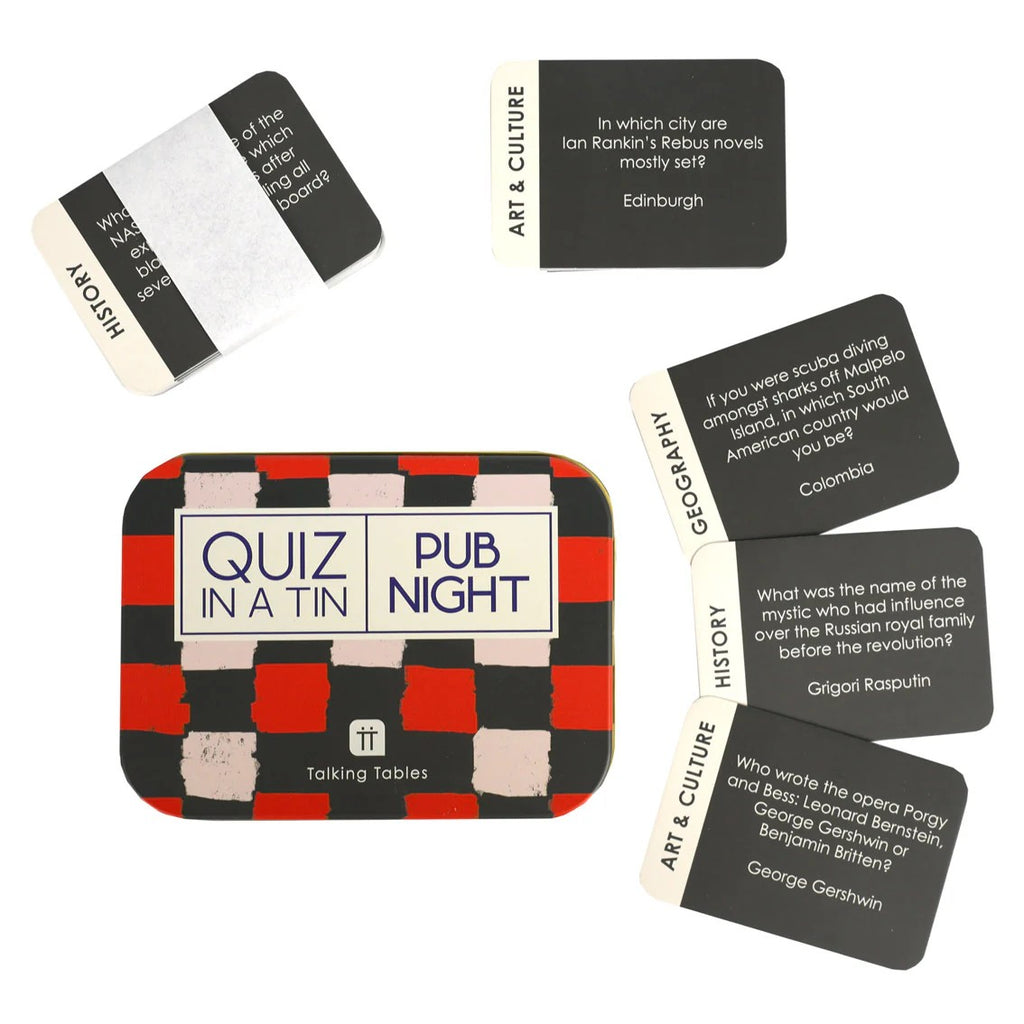 Quiz In A Tin - Pub Quiz