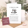 Hug In A Mug From Me To You Card With Tea Bag Sachet