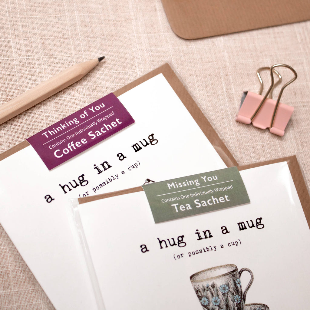 Hug In A Mug From Me To You Card With Tea Bag Sachet