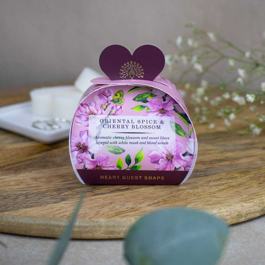Signature Oriental Spice and Cherry Blossom Guest Soaps