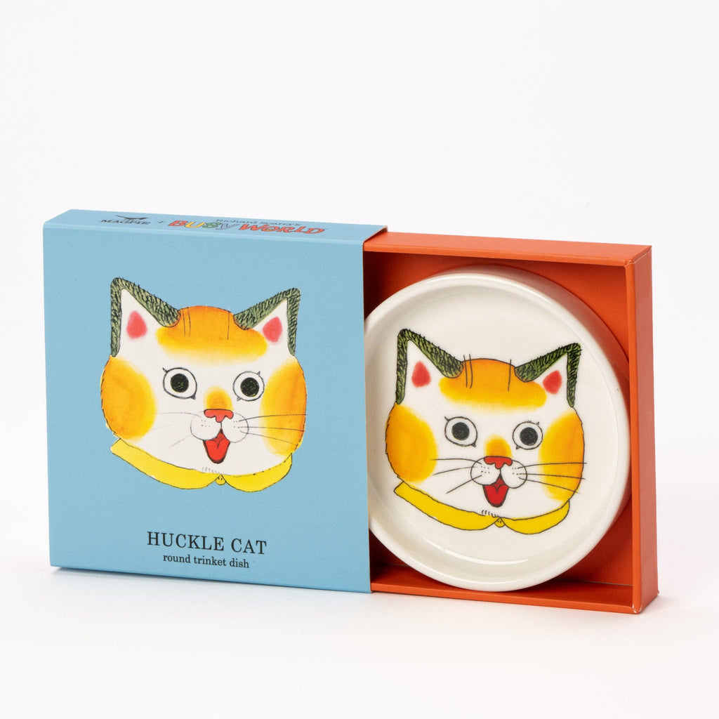 Huckle Face Round Trinket Dish