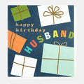 Caroline Gardner Presents Birthday Card For Husband