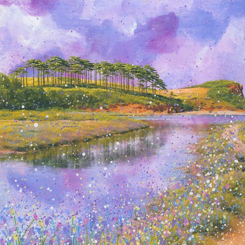Otter Estuary Framed Square Open Edition Print