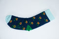 Doris and Dude Navy Flowers Socks UK 3 to 7