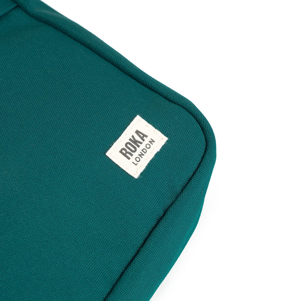 Roka Bond Crossbody in Teal Canvas Bag