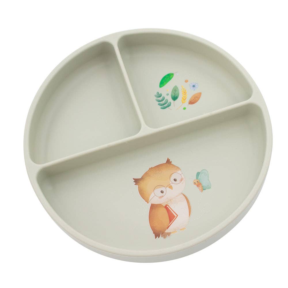 JUMINI Junior Silicone 3-Section Suction Plate