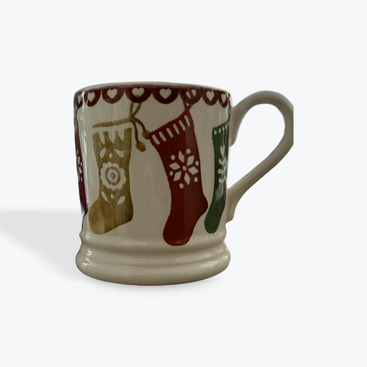 Emma Bridgewater Christmas Stockings 1/2 Pint Mug