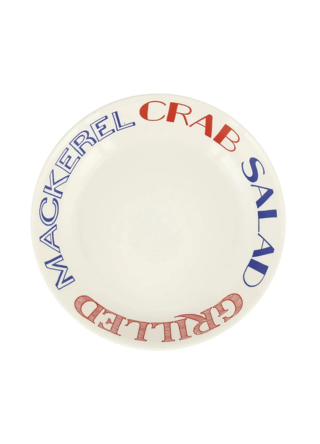 Emma Bridgewater Red & Blue Toast Medium Pasta Bowl