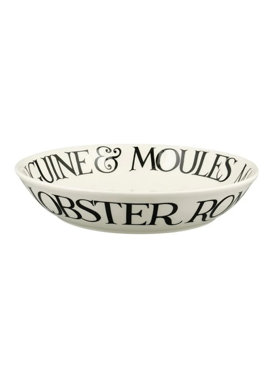 Emma Bridgewater Black Toast Crab Linguine Medium Pasta Bowl
