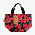 Foldable Lightweight Lunch bag - Poppies