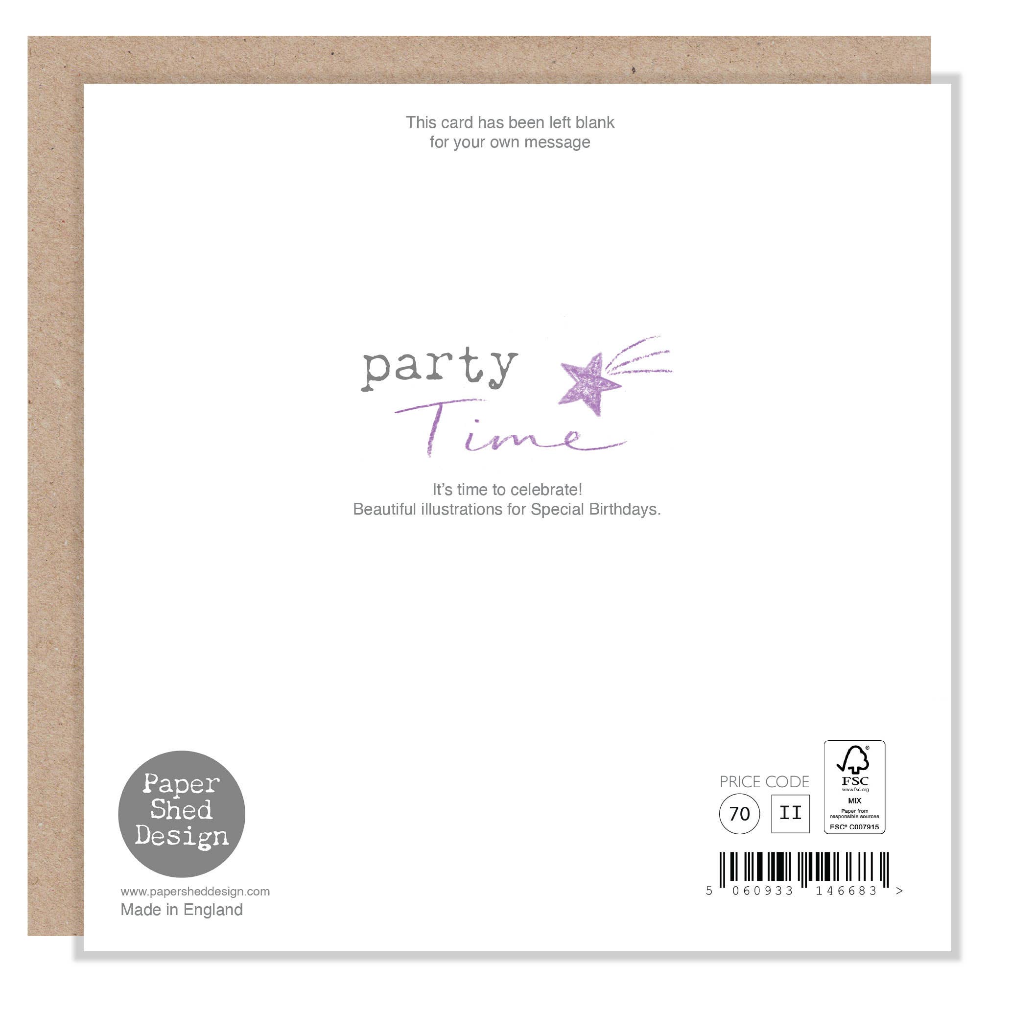 Age 9 Birthday Card -  Orangutan - Party Time - PTAGE09