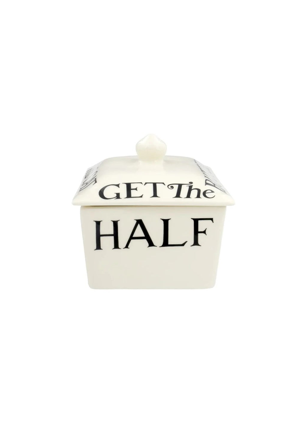 Emma Bridgewater Black Toast Small Butter Dish