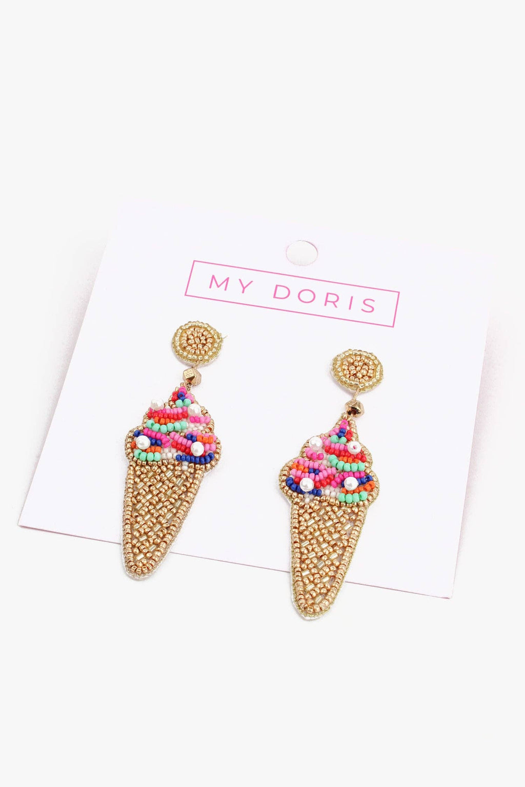 Multicoloured Ice Cream Earrings