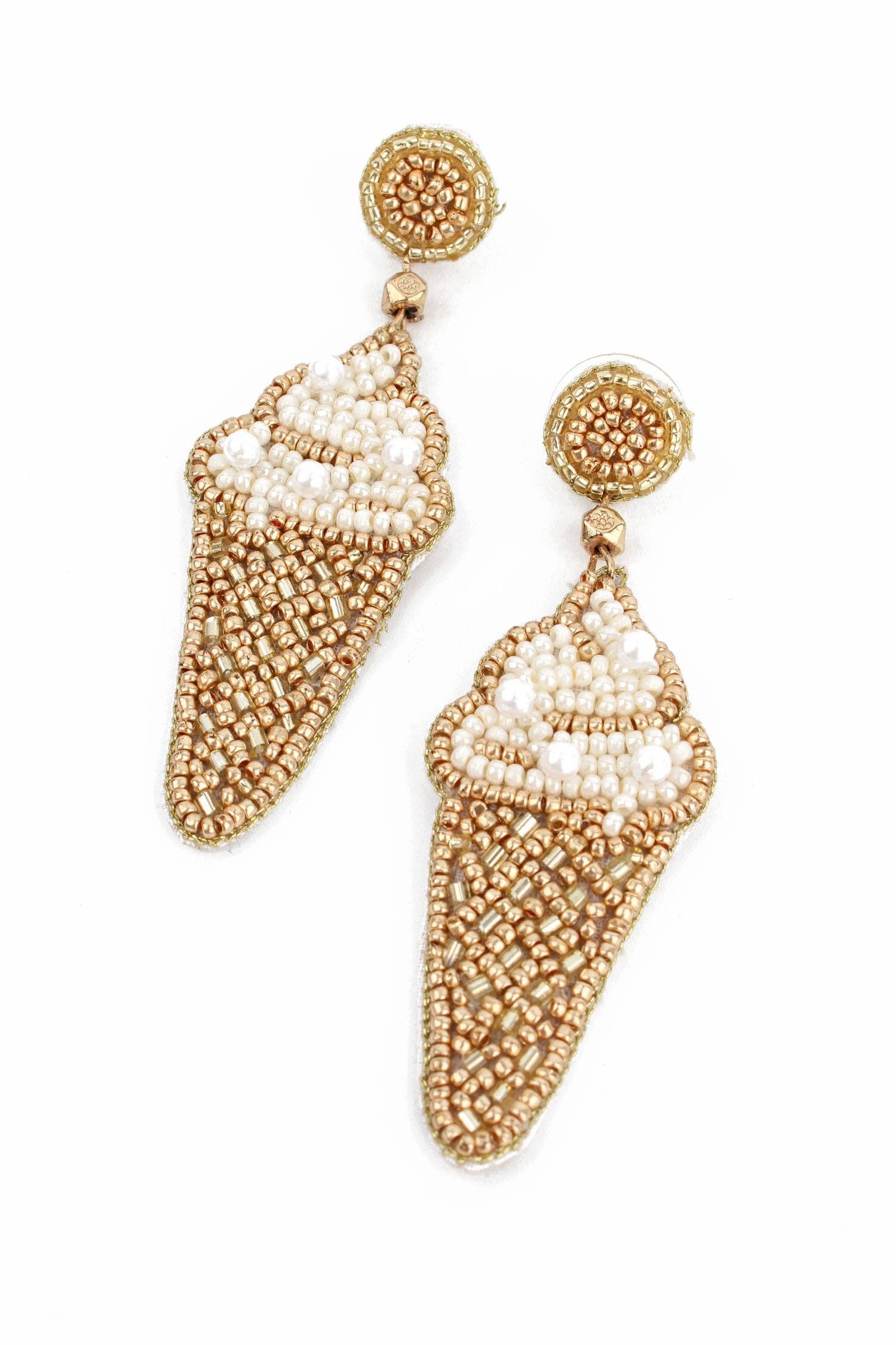 PEARL ICE CREAM EARRINGS