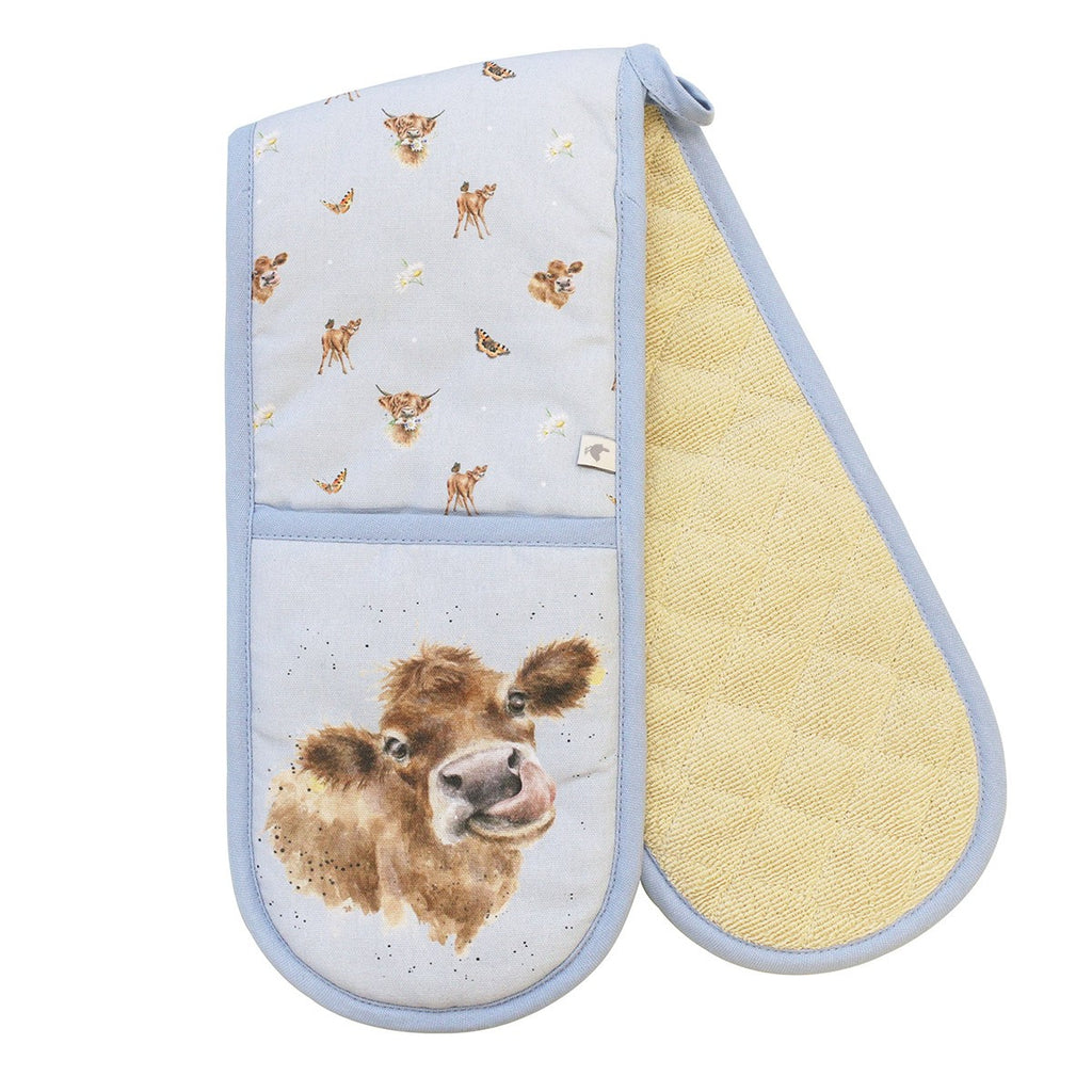 Wrendale Cow Double Oven Glove