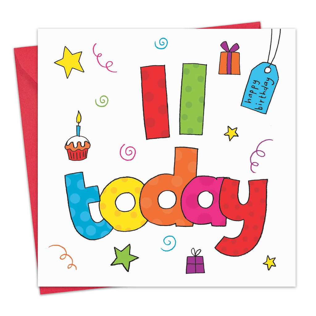 Age 11 Birthday Card